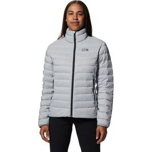 Mountain Hardwear Deloro Down Jacket Women's Glacial‎ L Lightweight NWT